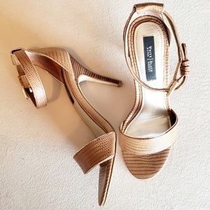White House Black Market Tan Heels